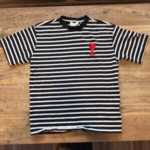 AMI Alexandre Mattiussi Striped T-Shirts